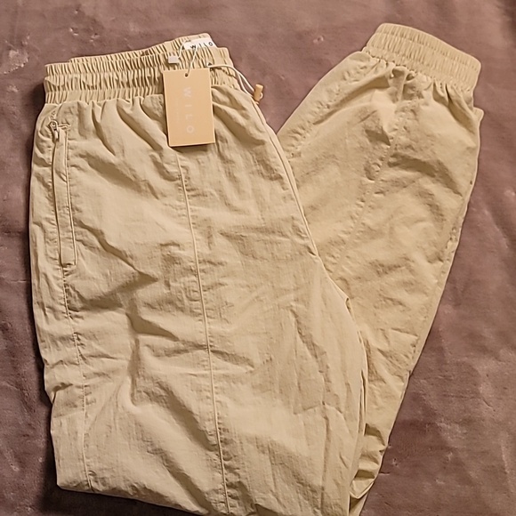 Wilo The Label Pants - Wilo Parachute Pants Cream sz Lg